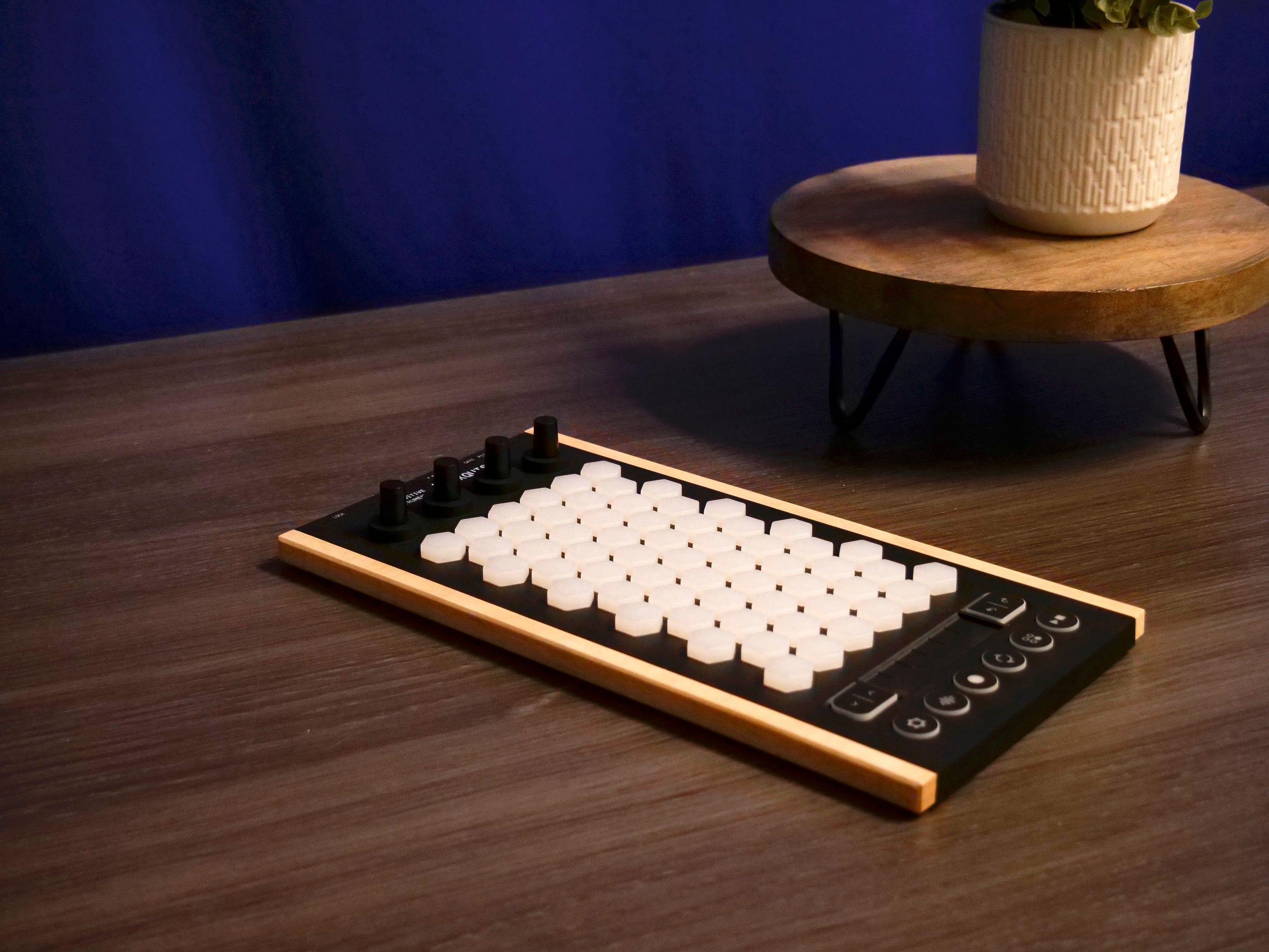 Intuitive Instruments Exquis Deluxe 61-Key MPE MIDI and CV Controller - Light Wood